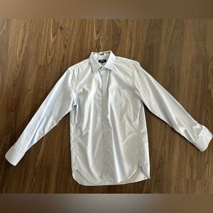 J Crew Wrinkle Free Size 15 - 15 1/2 Men's Light Blue Dress Shirt